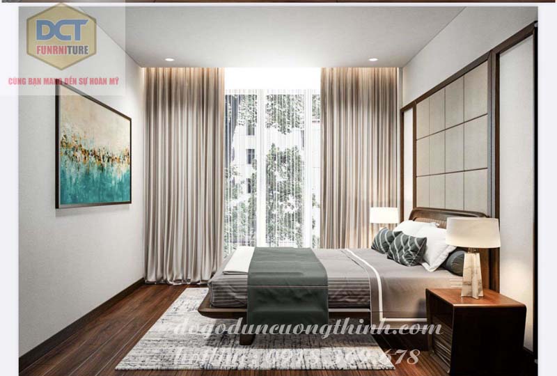Lấy màu nâu trầm làm chủ đạo, toát lên sự đơn giản, thanh lịch nhưng không kém phần sang trọng